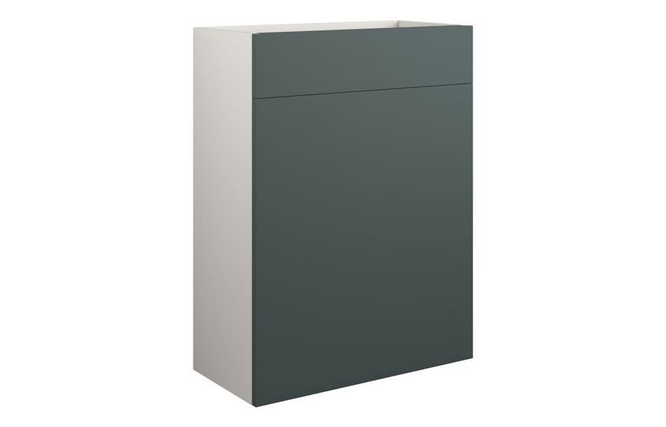 Opulent Boone 600mm Standard WC Unit - Matt Green / Grey Cabinet (OBC110774)