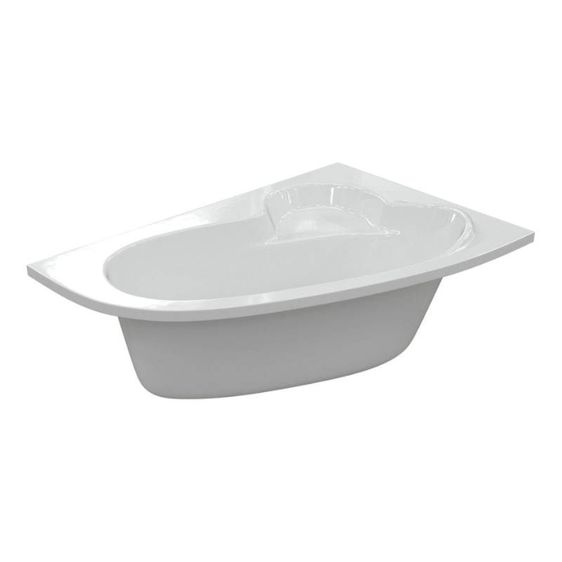 Opulent Cassidy 1500x950x600mm Offset Corner Bath with Legs - Right Hand (OBC105673)