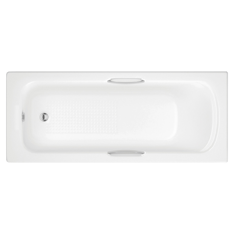 Opulent Cyrus Gripped Supercast 1700x700x550mm Bath with Legs (OBC105617)