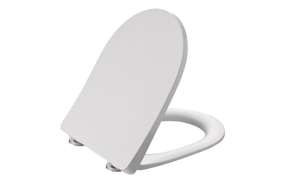 Opulent Darwin Slim Soft Close Toilet Seat - White (OBC117070)