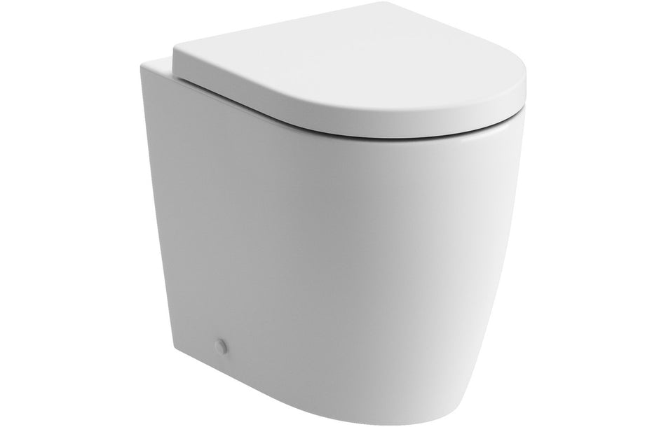 Opulent Darwin Swirlux Short Projection Back To Wall WC & Soft Close Seat (OBC117078)