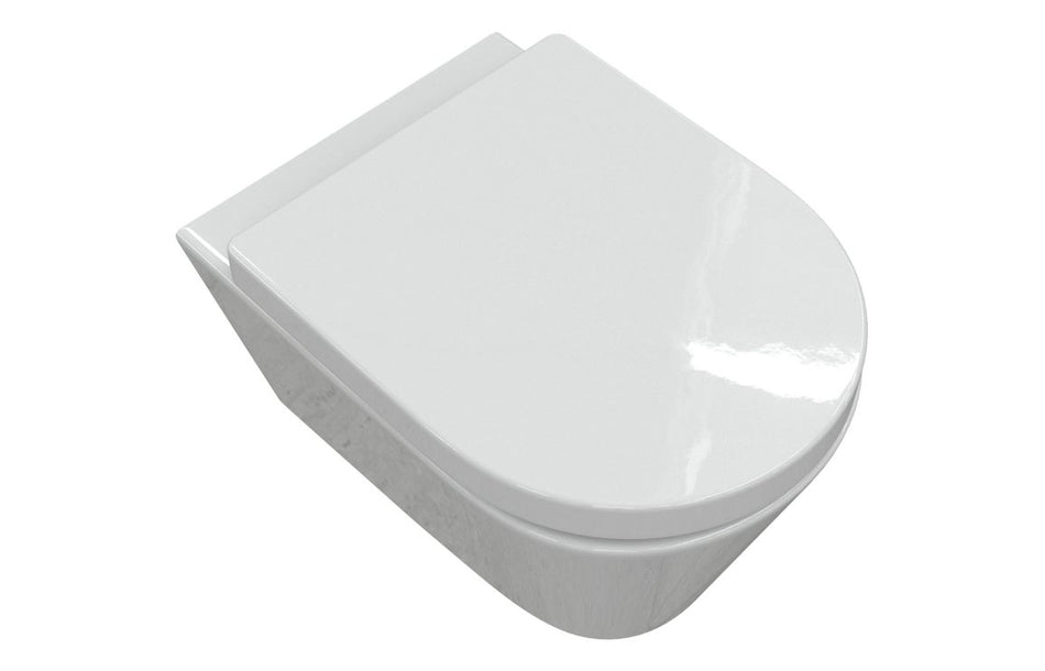 Opulent Darwin Swirlux Short Projection Wall Hung WC & Soft Close Seat (OBC117079)