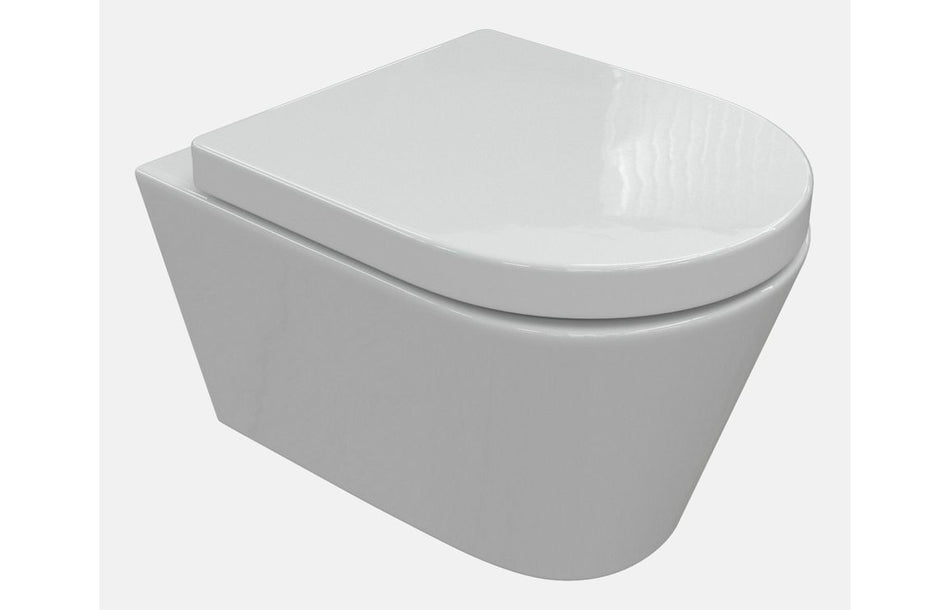 Opulent Darwin Swirlux Short Projection Wall Hung WC & Soft Close Seat (OBC117079)