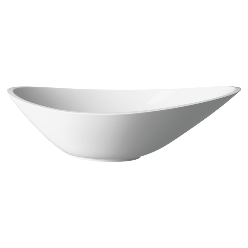 Opulent Dickens 564x323mm Resin Washbowl - White (OBC1766)