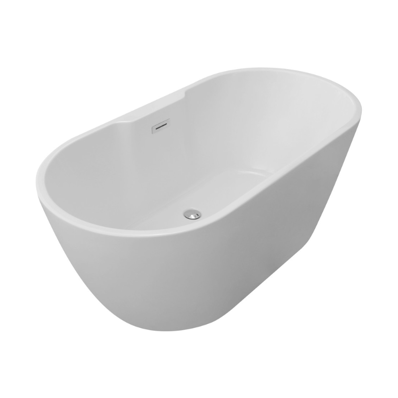 Opulent Dido Freestanding 1655x745x580mm Bath - Gloss White (OBC104125)