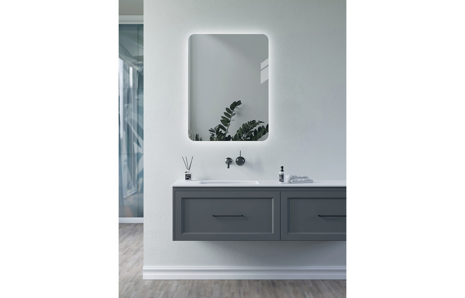 Opulent Dove 600x800mm Rectangle Back-Lit LED Mirror (OBC106256)