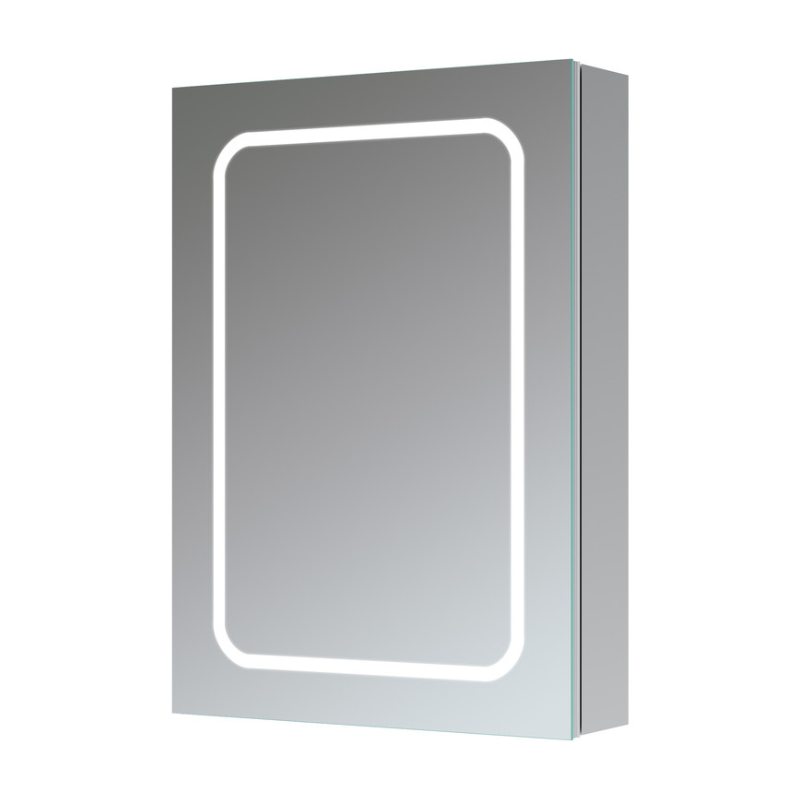Opulent Eagle 500mm 1 Door Front-Lit LED Mirror Cabinet (OBC106295)