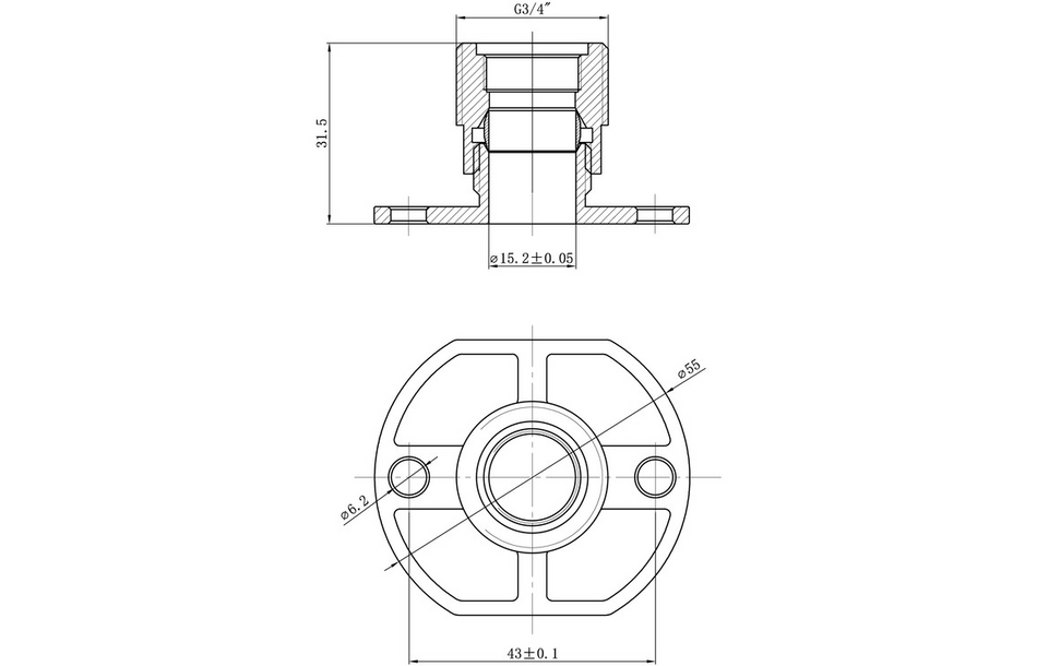 Opulent Exposed Shower Valve Fast Fitting Kit (Any) (Pair) (OBC105879)