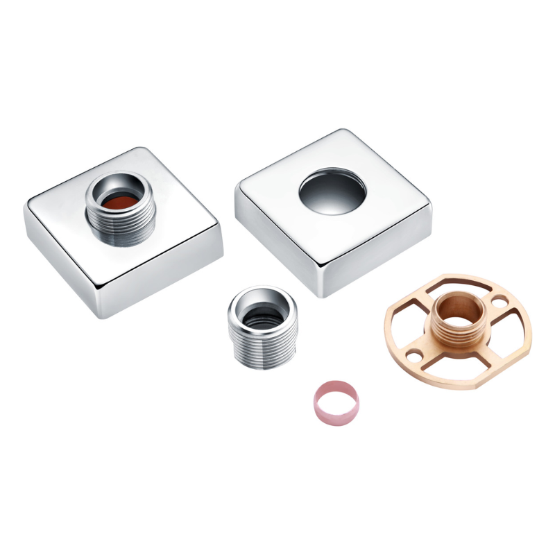 Opulent Exposed Shower Valve Fast Fitting Kit Square (Pair) (OBC105878)
