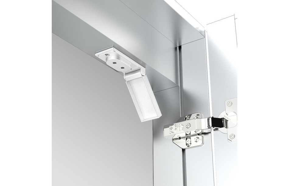 Opulent Finch 600mm 2 Door Front-Lit LED Mirror Cabinet (OBC106298)