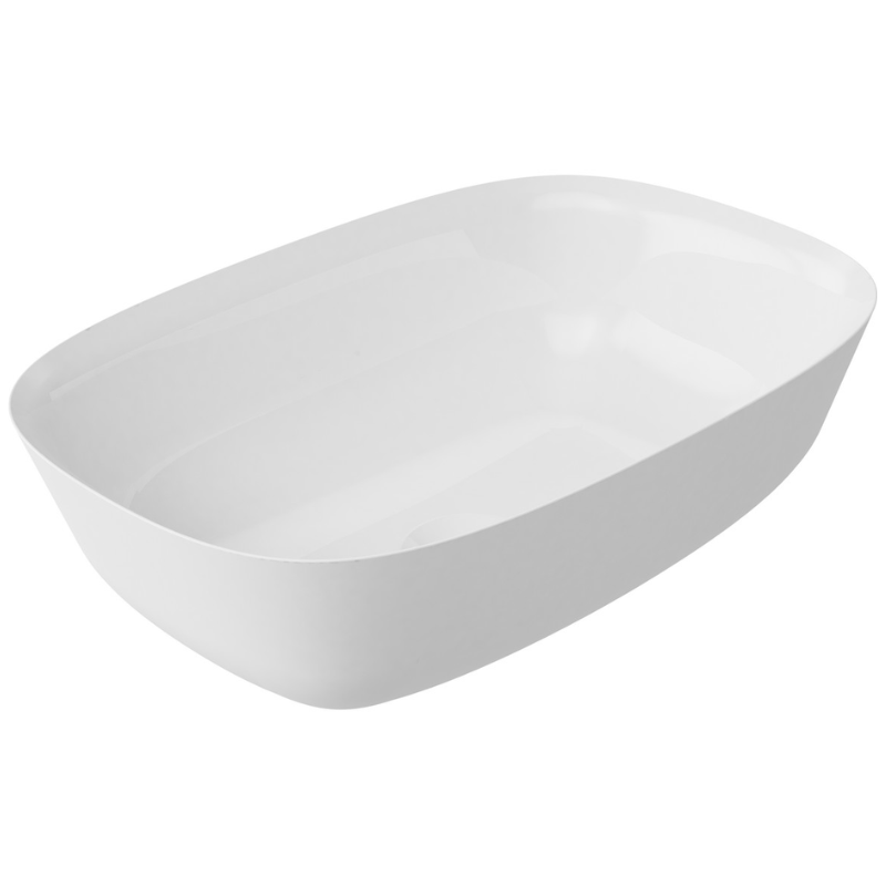 Opulent Florence 460x320mm Resin Washbowl - White (OBC100513)