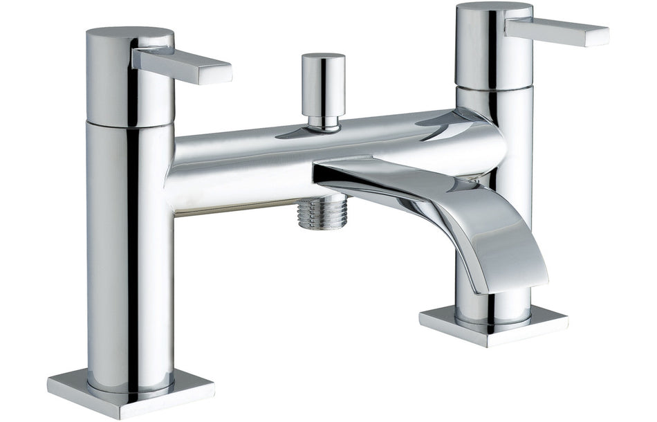 Opulent Forio Bath Shower Mixer - Chrome (OBC108815)
