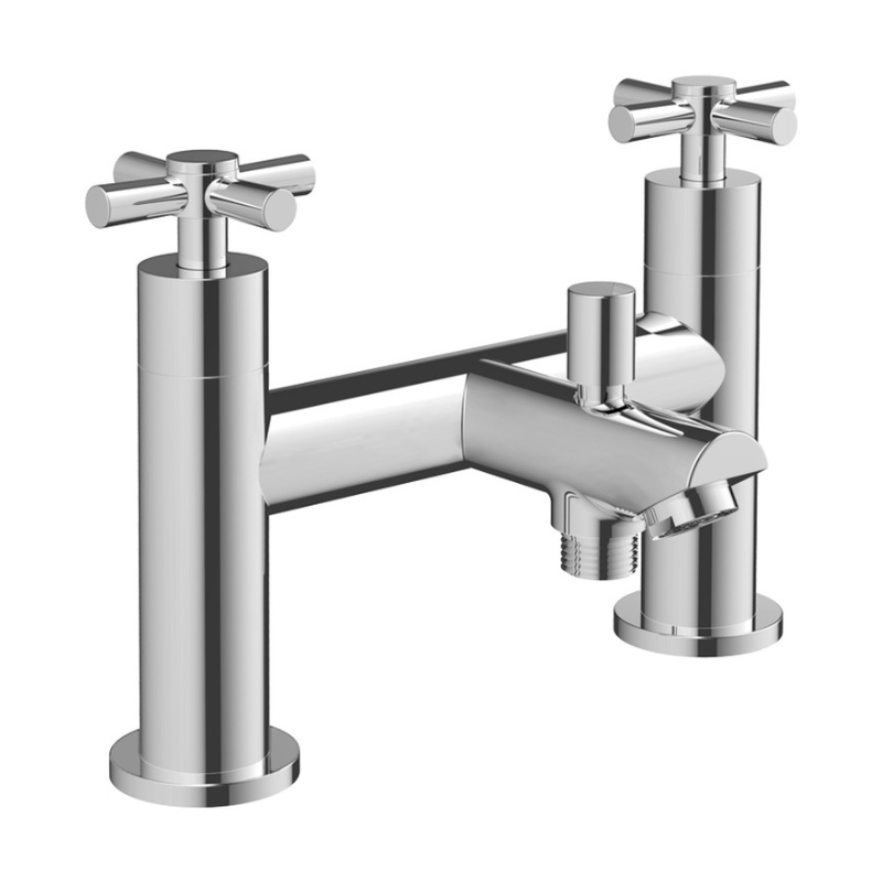 Opulent Golden Bath Shower Mixer - Chrome (OBC105766)