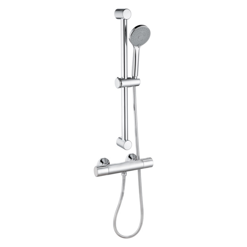 Opulent Hades Cool-Touch Thermostatic Bar Mixer Shower - Chrome (OBC105587)