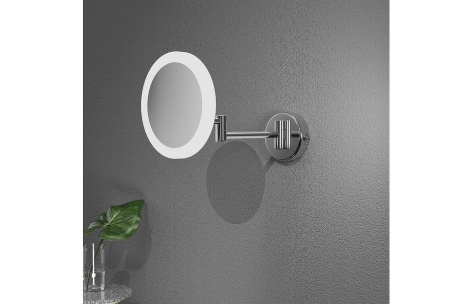Opulent Heron Round LED Cosmetic Mirror - Frameless (OBC107591)