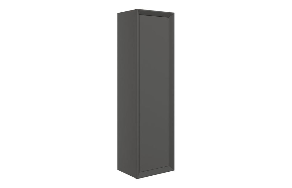 Opulent Kenilworth 345mm Wall Hung 1 Door Tall Unit - Matt Clay (OBC108479)