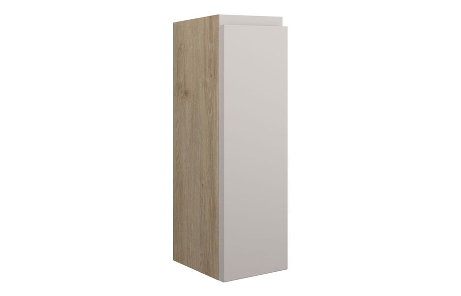 Opulent Kimmy 200mm Slim Base Unit - Matt Dove Grey / Oak Cabinet (OBC110097)