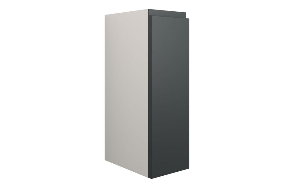 Opulent Kimmy 200mm Standard Toilet Roll Unit - Matt Graphite Grey / Grey Cabinet (OBC110028)