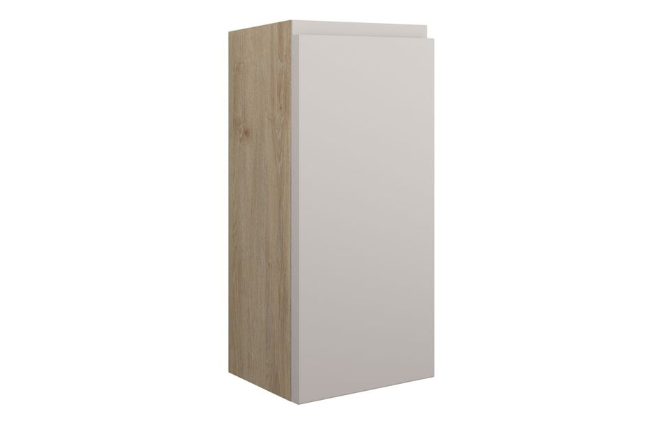 Opulent Kimmy 300mm Slim Base Unit - Matt Dove Grey / Oak Cabinet (OBC110103)