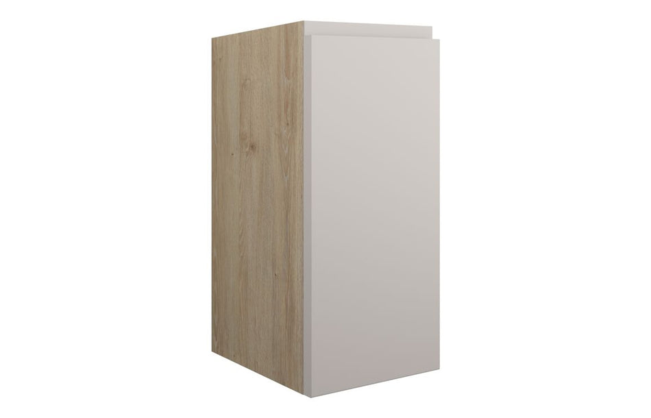 Opulent Kimmy 300mm Standard Base Unit - Matt Dove Grey / Oak Cabinet (OBC110106)