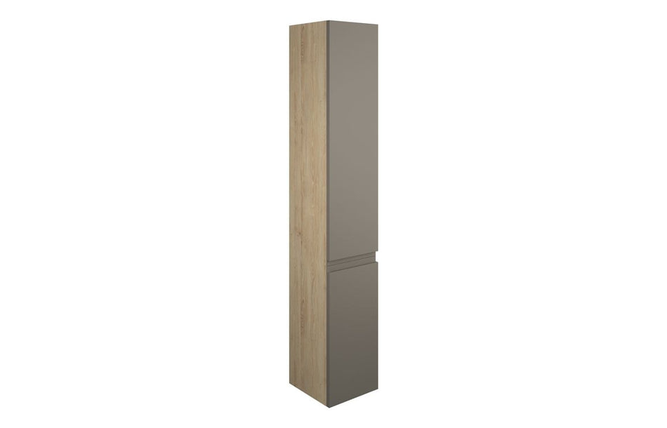 Opulent Kimmy 300mm Tall Unit - Matt Stone / Oak Cabinet (OBC110183)