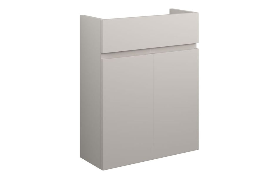 Opulent Kimmy 500mm Slim Basin Unit - Matt Dove Grey / Grey Cabinet (OBC110114)