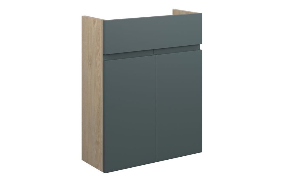 Opulent Kimmy 500mm Slim Basin Unit - Matt Green Camo / Oak Cabinet (OBC110257)