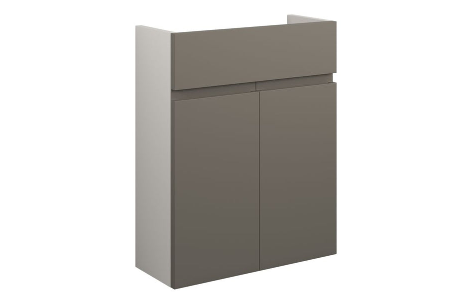 Opulent Kimmy 500mm Slim Basin Unit - Matt Stone / Grey Cabinet (OBC110185)