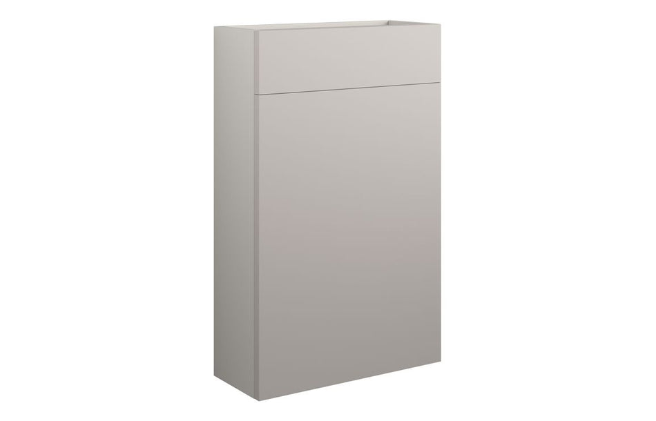 Opulent Kimmy 500mm Slim WC Unit - Matt Dove Grey / Grey Cabinet (OBC110126)