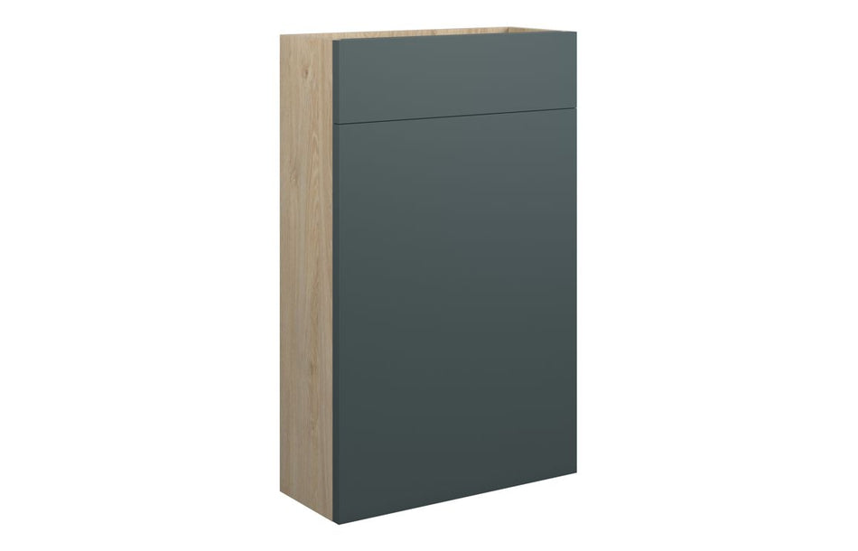Opulent Kimmy 500mm Slim WC Unit - Matt Green Camo / Oak Cabinet (OBC110269)