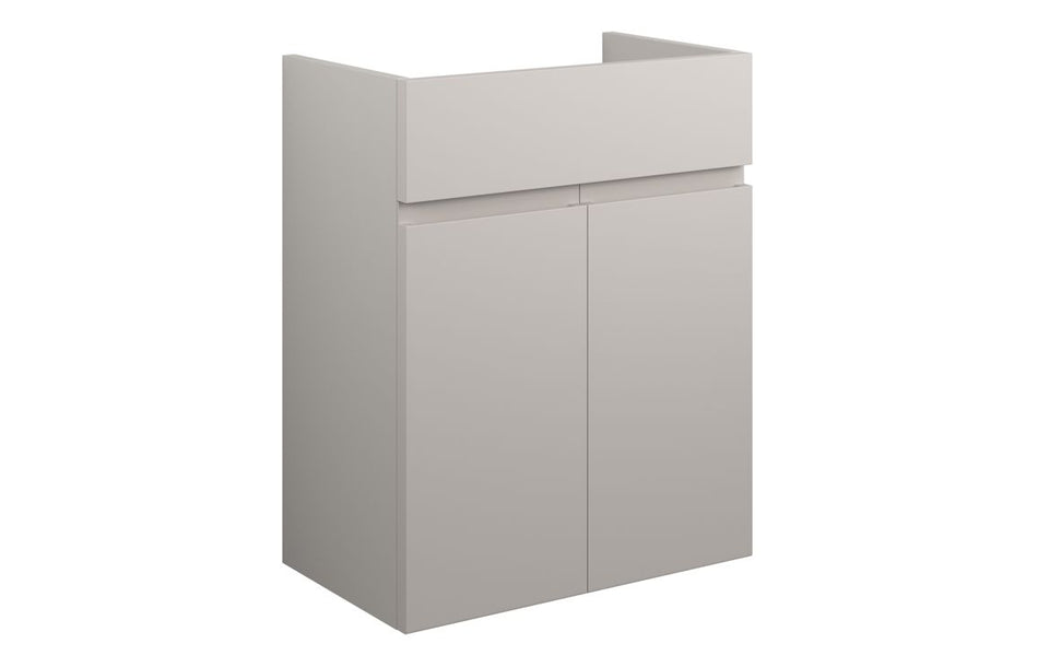 Opulent Kimmy 500mm Standard Basin Unit - Matt Dove Grey / Grey Cabinet (OBC110117)