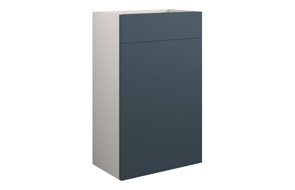 Opulent Kimmy 500mm Standard WC Unit - Matt Arley Blue / Grey Cabinet (OBC110342)