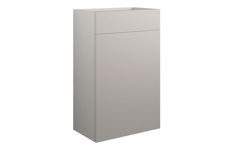 Opulent Kimmy 500mm Standard WC Unit - Matt Dove Grey / Grey Cabinet (OBC110129)