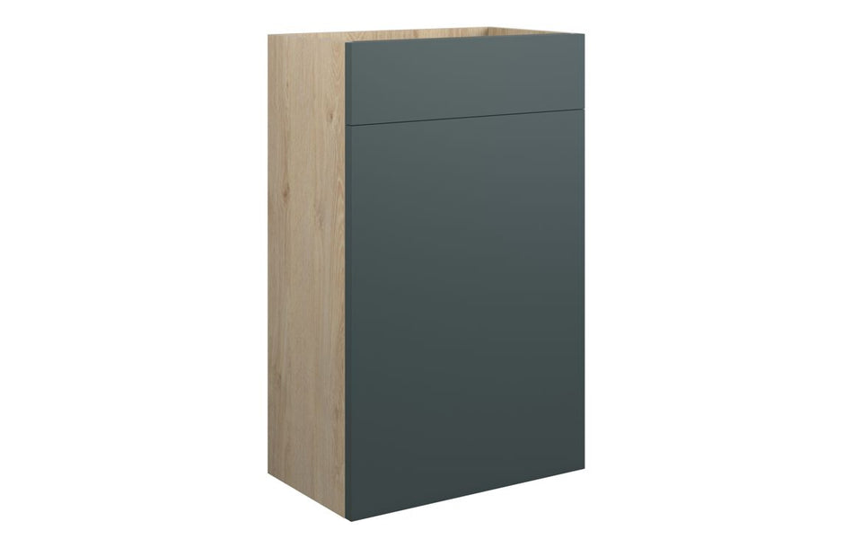 Opulent Kimmy 500mm Standard WC Unit - Matt Green Camo / Oak Cabinet (OBC110272)
