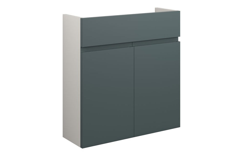 Opulent Kimmy 600mm Slim Basin Unit - Matt Green Camo / Grey Cabinet (OBC110262)