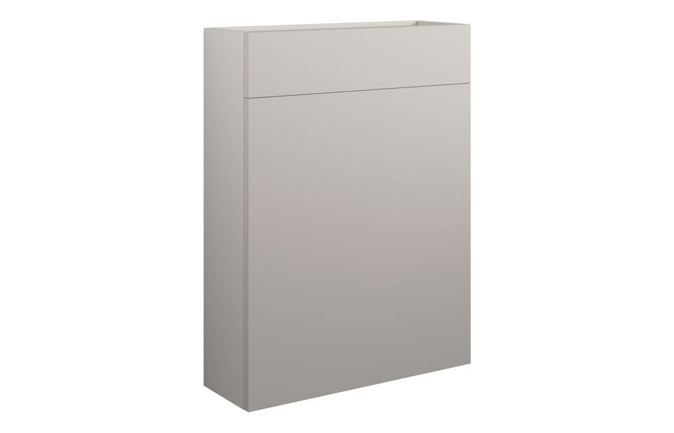 Opulent Kimmy 600mm Slim WC Unit - Matt Dove Grey / Grey Cabinet (OBC110132)