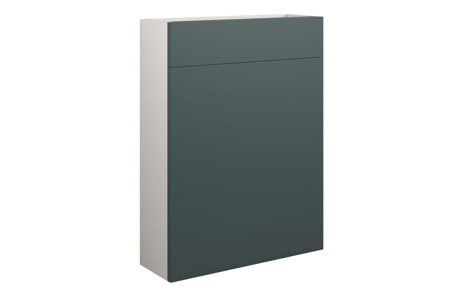 Opulent Kimmy 600mm Slim WC Unit - Matt Green Camo / Grey Cabinet (OBC110274)