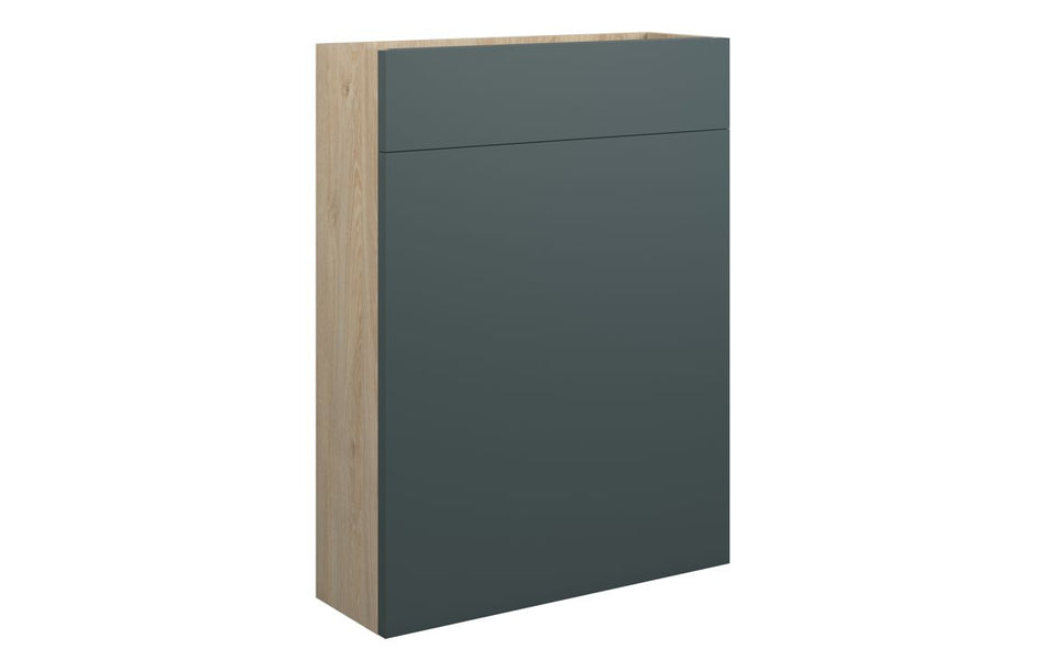 Opulent Kimmy 600mm Slim WC Unit - Matt Green Camo / Oak Cabinet (OBC110275)
