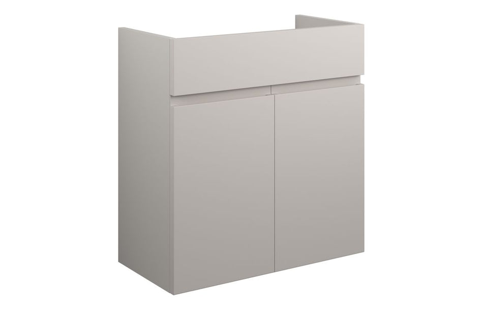 Opulent Kimmy 600mm Standard Basin Unit - Matt Dove Grey / Grey Cabinet (OBC110123)