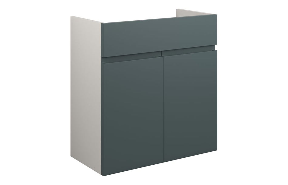 Opulent Kimmy 600mm Standard Basin Unit - Matt Green Camo / Grey Cabinet (OBC110265)