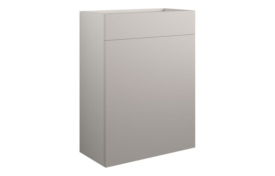 Opulent Kimmy 600mm Standard WC Unit - Matt Dove Grey / Grey Cabinet (OBC110135)