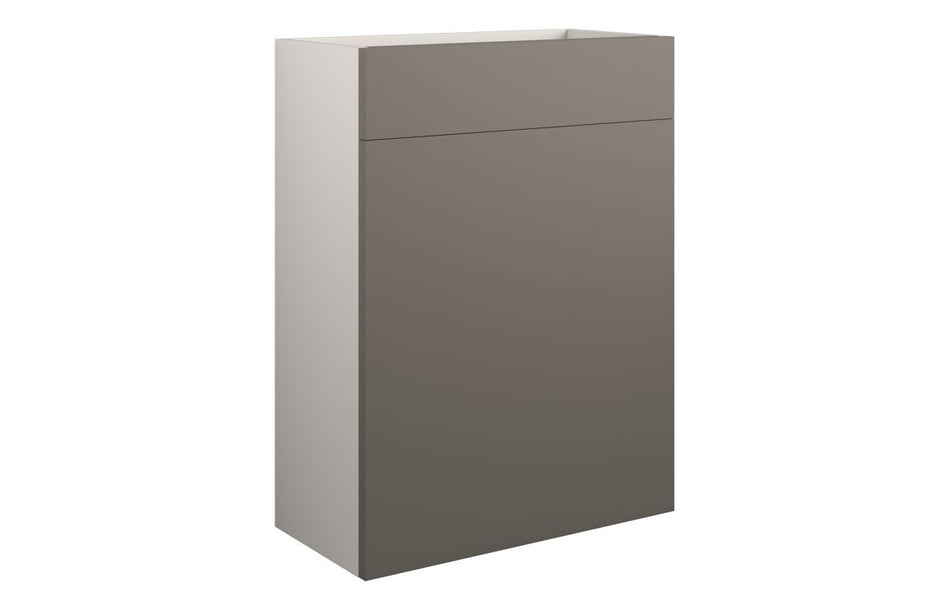 Opulent Kimmy 600mm Standard WC Unit - Matt Stone / Grey Cabinet (OBC110206)
