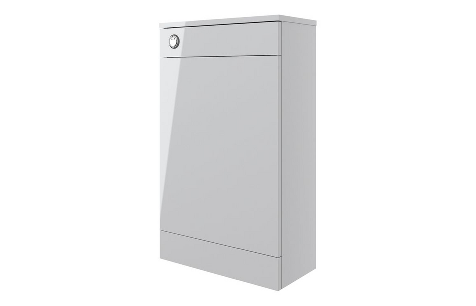 Opulent Leo 500mm Floor Standing WC Unit - Grey Gloss (OBC103309)