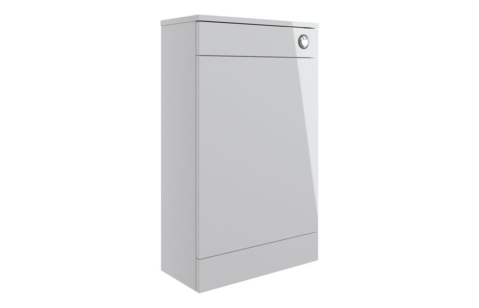Opulent Leo 500mm Floor Standing WC Unit - Grey Gloss (OBC103309)