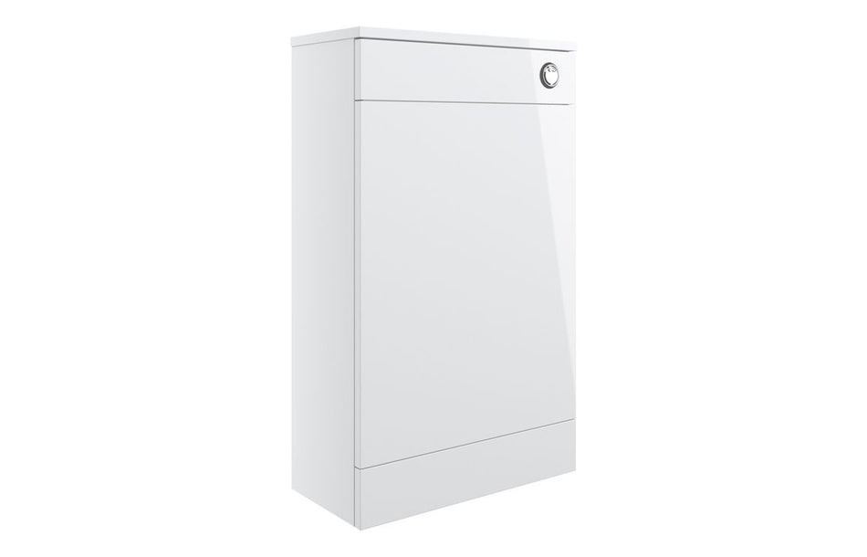 Opulent Leo 500mm Floor Standing WC Unit - White Gloss (OBC103308)