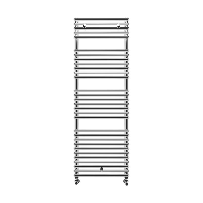 Opulent Leo Round Ladder Radiator - 500x1450mm - Chrome (OBC108540)