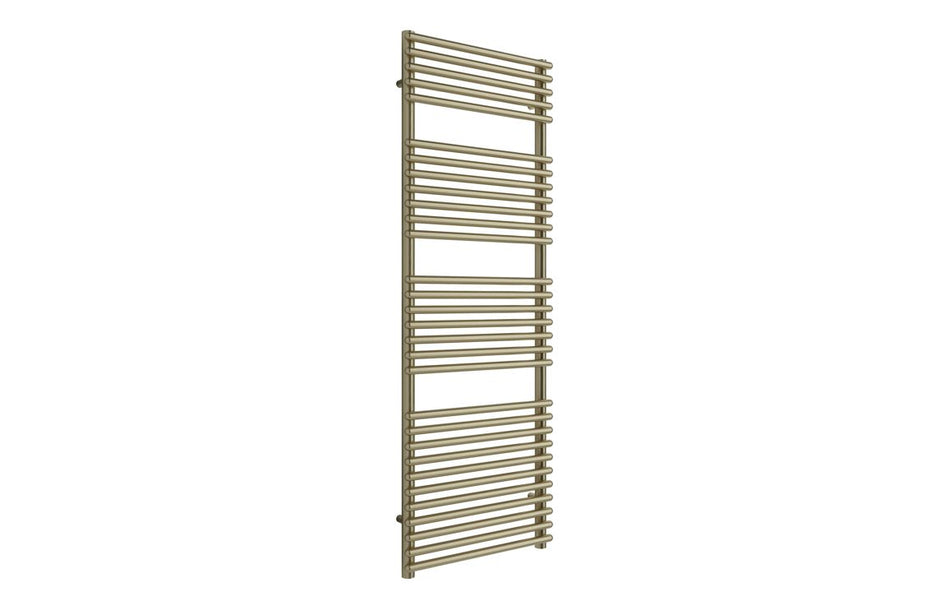Opulent Leo Round Ladder Radiator (500x1450x50mm) - Brushed Brass (OBC117213)