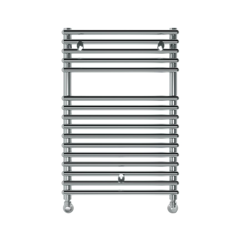 Opulent Leo Round Ladder Radiator - 500x730mm - Chrome (OBC108538)