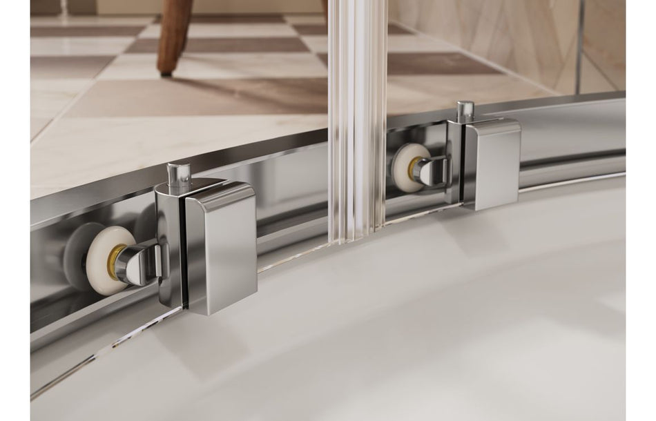 Opulent Lincoln 1000mm 2 Door Quadrant - Chrome (OBC117135)