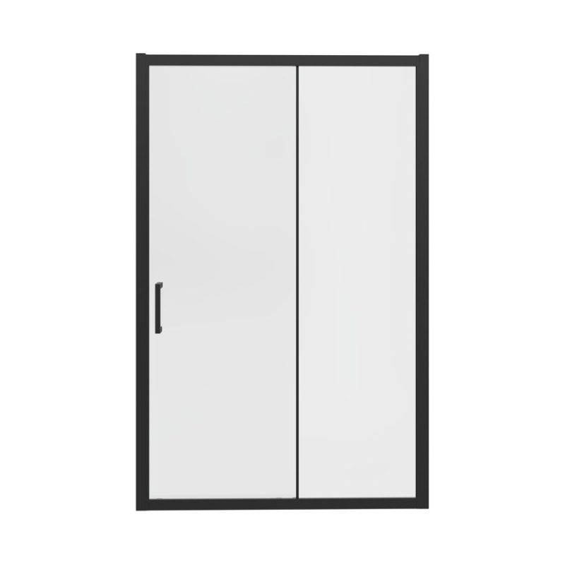 Opulent Lincoln 1700mm Sliding Door - Matt Black (OBC116175)